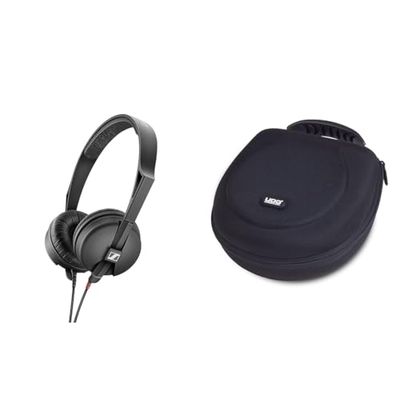 Sennheiser HD 25 Auriculares DJ Supraaurales Ligeros & Udg U8200Bl - Estuche para Auriculares