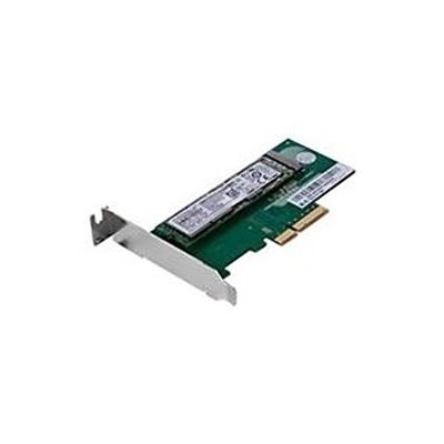 Lenovo M.2.SSD-adapter, hög profilkort och adapter för interna gränssnitt – kort och adapter för gränssnitt (PCIe, M.2, total höjd, grön, 0–70 °C, 5–95%)