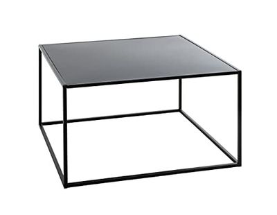 HAKU Möbel Tavolino nero, metallo - Dim.: L 70 cm x A 40 cm x P 70 cm, Stile: Moderno
