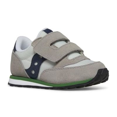 Saucony Originals Baby Jazz HL, gymschoenen, grijs/marineblauw/groen, 23 EU, grijs/marineblauw/groen, 23 EU