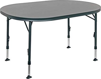 Crespo Campingtisch Tavolo da Campeggio, Nero
