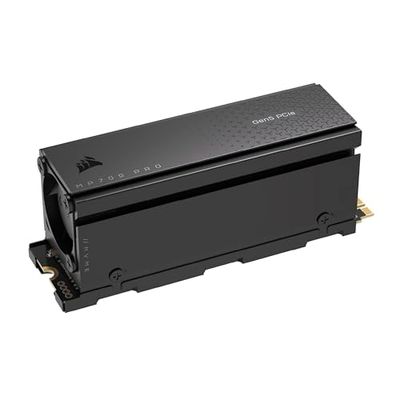 Corsair MP700 PRO con Raffreddatore ad Aria 4TB M.2 PCIe Gen5 x4 NVMe 2.0 SSD - M.2 2280 - Fino a 12.400MB/sec in Lettura Sequenziale - NAND TLC ad Alta Densità - Nero