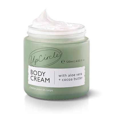 UpCircle Natural Body Cream - For Soothing + Protecting – Aloe Vera, Cocoa Butter and Linseed Oil - Natural, Vegan + Cruelty-Free