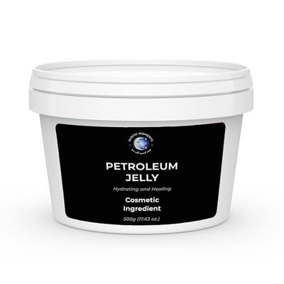 Mystic Moments | Petroleum Jelly | Soothing Moisturiser for Dry & Cracked Skin | Protects Against Windburn, Chapping & Minor Burns | Nappy Rash Relief | Skin Barrier Balm | 500g