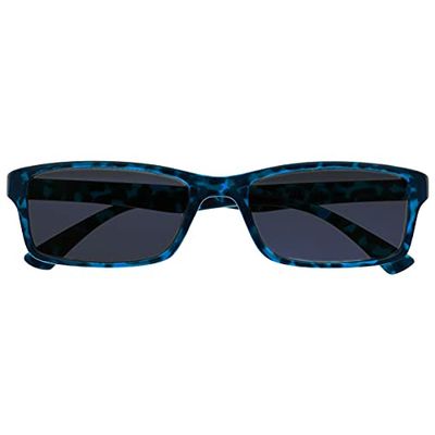 OPULIZE Blu Tartaruga Lettori Sole Uomo Donna Uvs092Bl +3,00-50 Gr
