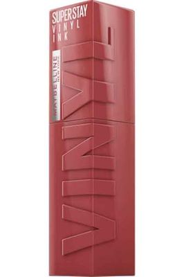 Maybelline New York Lip Colour, Smudge-free, Long Lasting up to 16h, Liquid Lipstick, Shine Finish, SuperStay Vinyl Ink, 115 Peppy