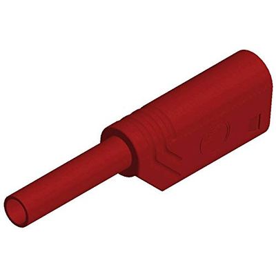 SKS-HIRSCHMANN Wtyczka bezpieczeństwa Banana Ø wrzeciona 2 mm MST S WS 30 do 975090701 Czerwony 1 szt.)
