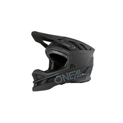 O'NEAL | Mountainbike hjälm | MTB nedförsbacke | Dri-Lex® innerfoder, ventilationsöppningar för luftflöde och kylning, ABS yttre skal | Blade POLYACRYLITE Hjälm SOLID | Vuxna | Svart | Storlek M