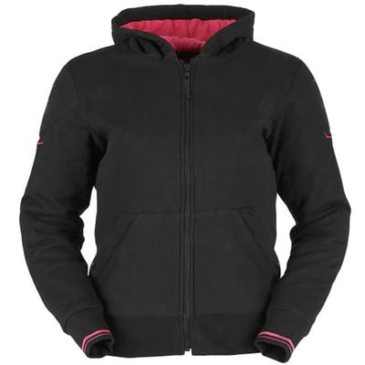 Furygan Girl's Luxio Lady EVO kurtka motocyklowa, czarno-różowa, rozmiar XL