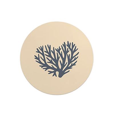 Questo Casa, Stampa Digitale Tondo Tappetino per Mouse, Base Antiscivolo, per Ufficio e Casa, Diametro: 22 Cm