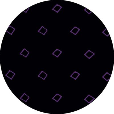 Bonateks, Ronde digitaal bedrukte muismat, antislip onderkant, voor kantoor en thuis, diameter: 22 cm