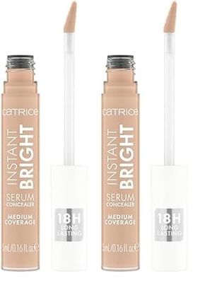 Catrice Cosmetics Instant Bright Correttore in siero, idratante, lunga durata, curativo, luminosa (5 ml) (Confezione da 2)