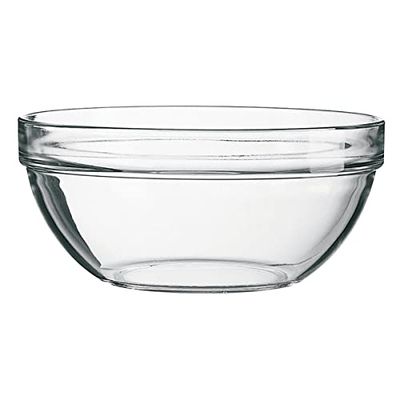 Chefs Glass Bowl 170mm 1063ml. 37.4oz. 170mm (6.8"). Pack quantity: 6