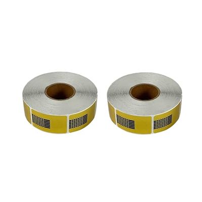 TEMPO DI SALDI 2 rollos de papel de liar dorado de 500 unidades, para reconstrucción de estiramiento de uñas, 1000 unidades