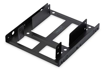 DIGITUS Da-70431 Adaptador da baía, 2 x 2,5 a 3,5" genérico, preto