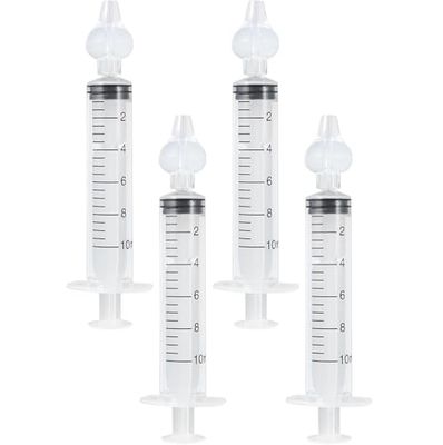 Blendura 4pcs Jeringa Lavado Nasal Bebe 10 ml, con Punta Suave, para Limpieza Nasal Saca Mocos de Recién Nacidos y Niños