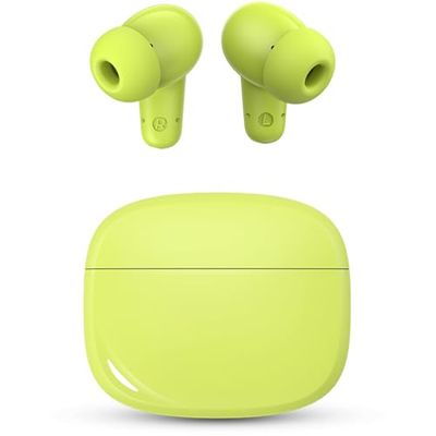SPC Boost Buds - Écouteurs Bluetooth sans Fil avec Annulation du Bruit ENC | 30h de Batterie | Google Fast Pair | 4 micros | IPX4 | Contrôle Tactile et Assistant Vocal - Vert