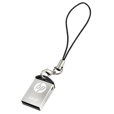 HP, chiavetta USB 2.0 Super Mini, in metallo, antiurto, antipolvere, a prova di schizzi, v222 W hpfd222 W - 64