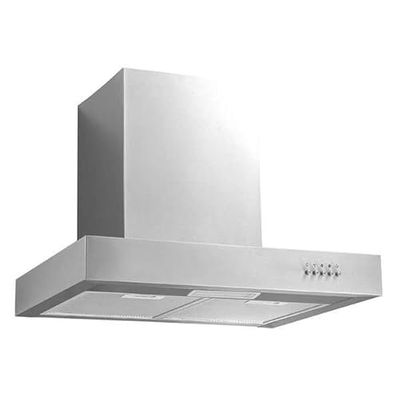 Brightium Hotte aspirante : élégante et puissante, moteur de 190 W, 3 niveaux de puissance, filtres en aluminium amovibles, installation facile, acier inoxydable, lumière LED