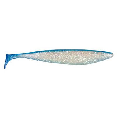 Asso Unisex – vuxen 10C4050801030061C10 A.S.O. Fiske gädda XXL skuggblå reflex gummifisk 40 cm, färgglad, normal