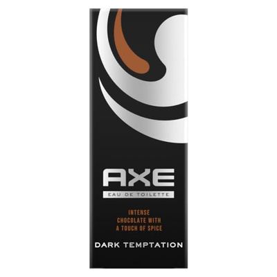 AXE - Eau de toilette Dark Temptation - Efficacité et fraîcheur 24h - Parfum énergisant aux notes riches et intenses de chocolat noir et d'épices - 100ml