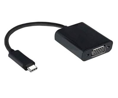 Adapter - USB 3.1 type C naar VGA-aansluiting, maakt aansluiting op een extern scherm mogelijk, compact en eenvoudig te bedienen.