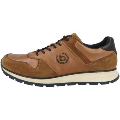 bugatti Heren 331-APA02 Sneaker, Cognac/Cognac, 45 EU, cognac, 45 EU