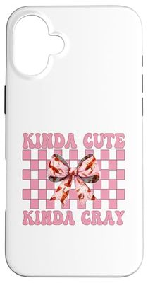 Kinda Cute Kinda Cray Crawfish Crayfish Girl Mom Coquette Case for iPhone 16 Plus