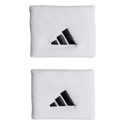 adidas Uniseks-Volwassen Tennis Wristband Small, White/White/Black, M