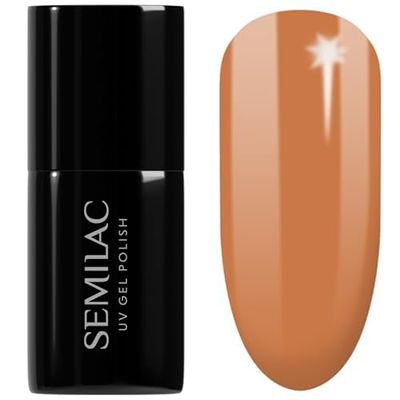Semilac UV vernis à ongles hybride 416 Golden Hour Orange 7 ml