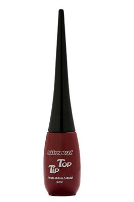 Eulenspiegel 675847 Professional Liquid Aqua make-up tip top - fles met geïntegreerde borstel - 5 ml - kersenrood