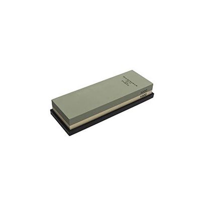 Grunwerg Rockingham Forge Supersharp Combinaison Pierre à aiguiser 2 en 1, Grain 1000/3000, Couteau Pierre à aiguiser, 180 x 60 x 15 mm – Medium/Fine