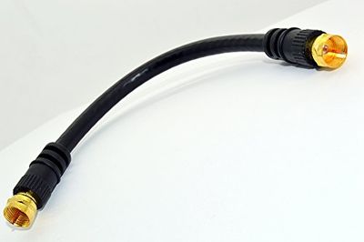 hd-line satfconf20 cavo coassiale per Satfinder 20 cm Nero