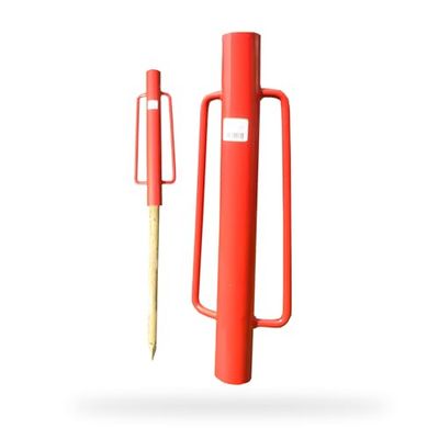 GREENSTAR – Mástil para montaje de valla de jardín – Para estacas de madera o metal de diámetro máximo de 80 mm