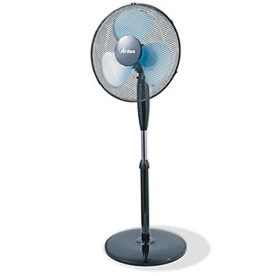 ARDES Ventoinha de pedestal potente silencioso 3 pás 40 cm oscilatório com altura e inclinação regulável ventilador de pé ardes 3 velocidades modelo AR5EA40PB