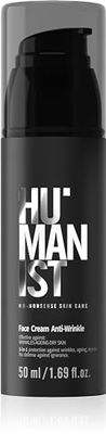 HUMANIST – Men’s Care – Moisturizing & Revitalizing Face Cream 3in1 – Smooths Wirnkles – Improves Skin Elasticity – Hyaluronic Acid, Shea Butter, Panthenol – 50 ml