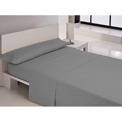 Carla Rubini Denver Parure de lit Anthracite pour lit de 90 cm