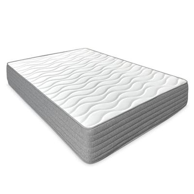 DUÉRMETE ONLINE Matelas 90 x 200 cm viscoélastique Evo avec Face Hiver/été, Ergonomique, Confort et dureté optimales, hygiénique et Respirant, épaisseur de 30 cm