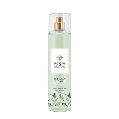 EAU DE SORRENTO | Terrasse sur Capri Eau parfumée, Famille olfactive florale, fruitée et boisée, fabriquée en Italie, 245 ml