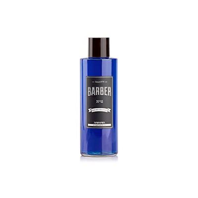 BARBER MARMARA No.2 Eau de Cologne Splash Uomo 500ml in flacone di vetro Dopo rasatura Uomini acqua da barba Uomini, Rinfrescato Raffredda fragranza di lunga durata Uomo Disinfezione 70% Alcol