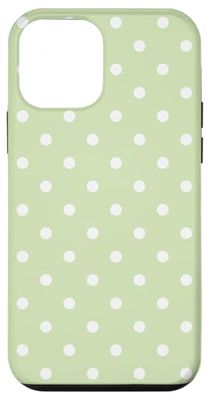 Lunares Verde Claro Y Blanco Para Mujeres Niñas Lunares Carcasa para iPhone 12 mini