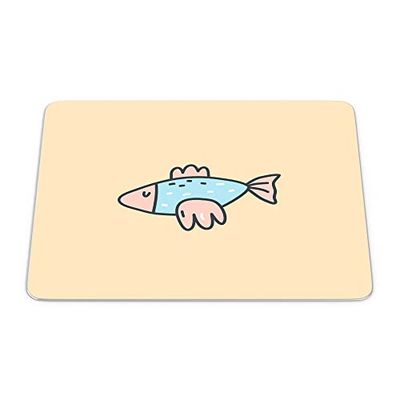 Bonamaison, Rectangle Pop Art Digital Printed Mouse Pad, Non-Slip Base, for Office and Home, Size: 22 x 18 cm