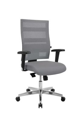 TOPSTAR Bureaustoel X-Pander incl. in hoogte verstelbare armleuningen donkergrijs