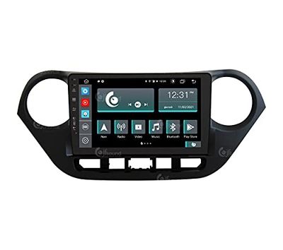Costum Fit Bilradio för Hyundai I10 Android GPS Bluetooth WiFi USB Full HD Touchscreen Display 7" Easyconnect Processor 8core Röstkontroller