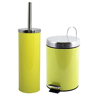 WELL HOME MOBILIARIO & DECORACIÓN Set Vert Poubelle et Brosse