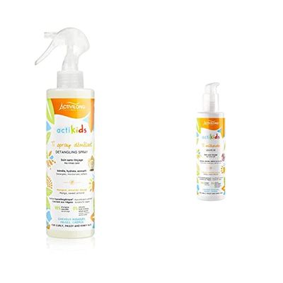 Activilong Actikids Ti Spray Démêlant À La Mangue/L'amande Douce 250 Ml & Actikids Ti Milkshake Leave In Crème À La Mangue/L'amande Douce 240 Ml
