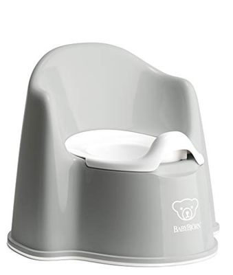 BabyBjörn Pot Fauteuil, Gris/Blanc