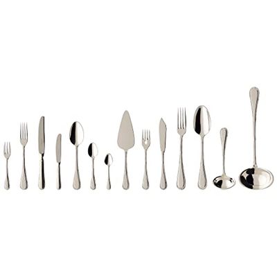 Villeroy & Boch – Korsband Septfontaines, 120 bestickset, 113 delar, rostfritt stål silver