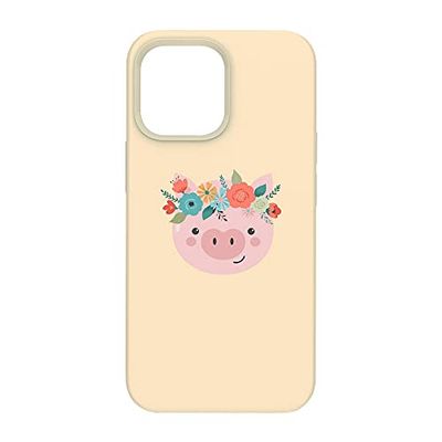 Bonamaison Digitaal bedrukte hoes compatibel met iPhone 12, telefoonhoes, beschermhoes, stootvast, siliconen, flexibel