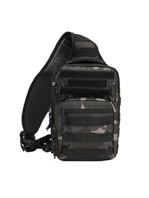 Brandit US Cooper Sling Pack Medium, Farbe: darkcamo, Größe: OS
